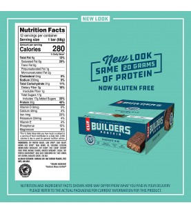 Clif Bar Chocolate Mint Builder Bar (12x2.4 Oz)