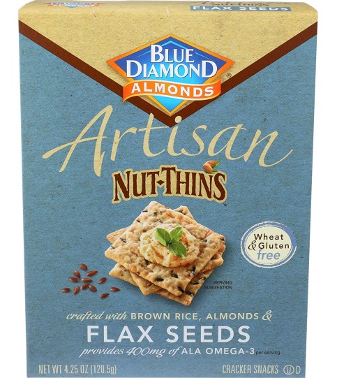 Blue Diamond Flaxseed Nut Thin (12x4.25OZ )