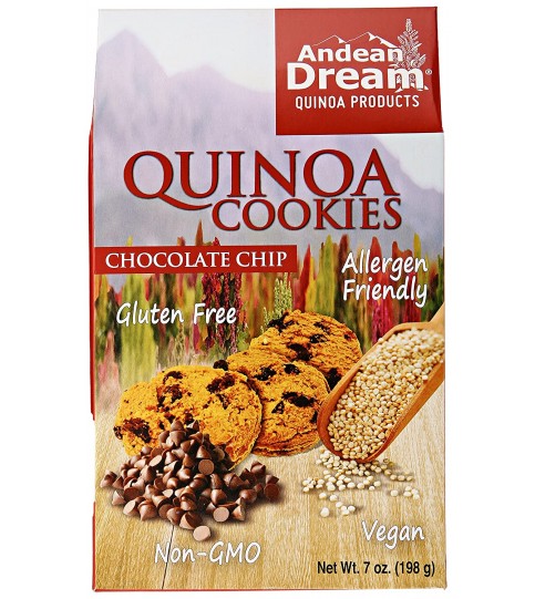 Andean Dream Quinoa Choc Chip Cookies Gluten Free (6x7 Oz)