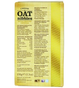 Dean's of Scotland Cheese Oat Nibbles Extra Mature Cheddar (10x5.3 OZ)