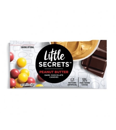 Little Secrets Dark Chocolate Peanut Butter Candies (12x1.5 OZ)