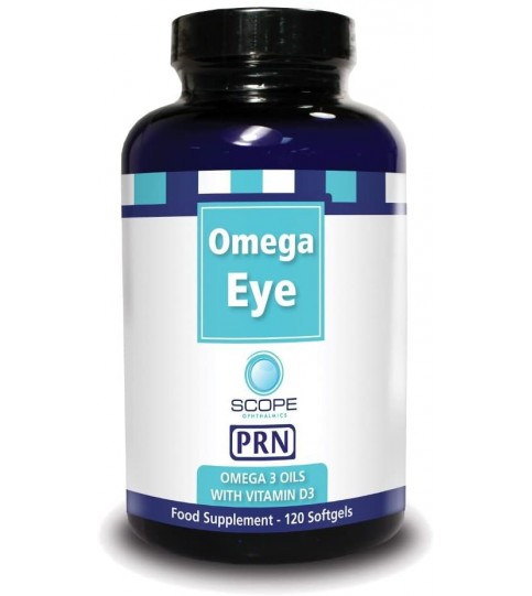 Omega Eye PRN - Omega 3 Oil with Vitamin D3 - 120 capsules