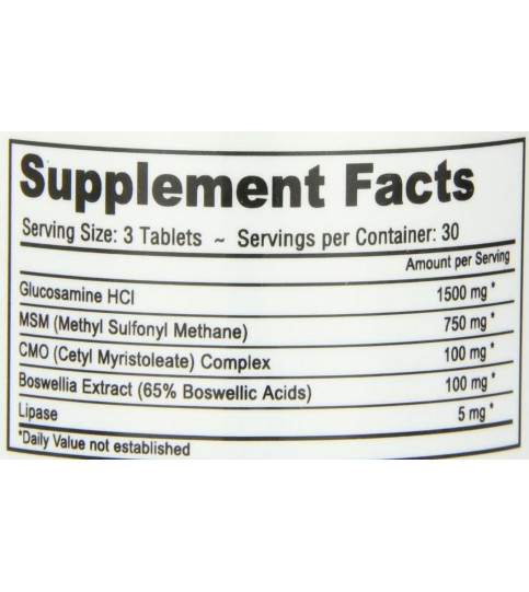 Deva Vegan Vitamins Glucosamine, MSM, CMO, 90 Tablets