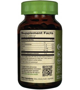 Pure Hawaiian Spirulina-500 mg Tablets 200 Count