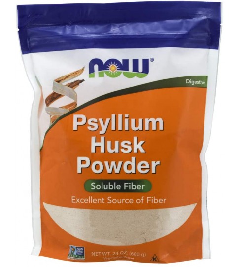 NOW Foods Supplements, Psyllium Husk Powder, 24-Ounce