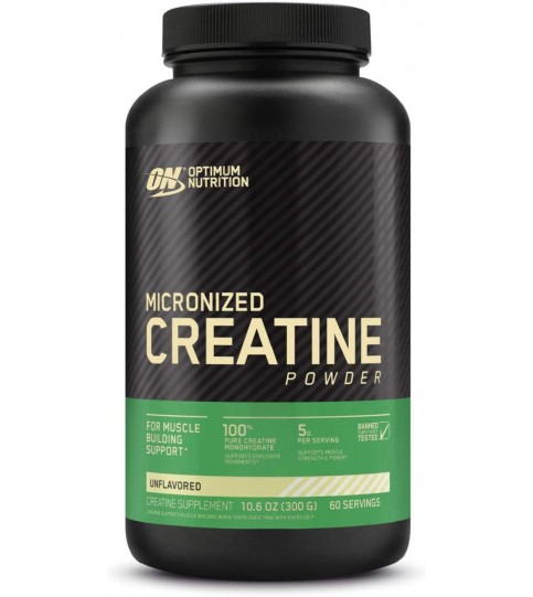 Optimum Nutrition Micronized Creatine Monohydrate Powder, 60 Servings