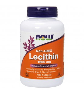 NOW Supplements, Lecithin 1200 mg, 100 Softgels