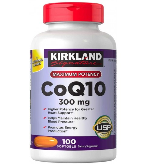 Kirkland Signature Expect More CoQ10 300 mg, 100 Softgels