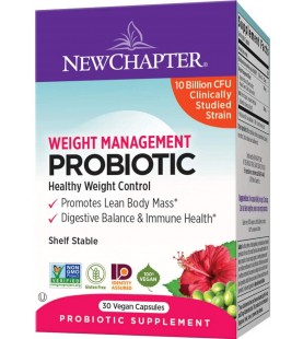 New Chapter Weight Management probiotic, 30 Count