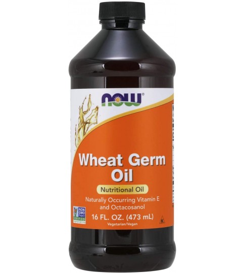 NOW Supplements, Wheat Germ Oil with Essential Fatty Acids (EFAs), Nutritional Oil, 16-Ounce