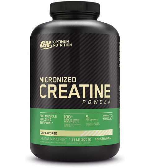 Optimum Nutrition Micronized Creatine Monohydrate Powder, 120 Servings