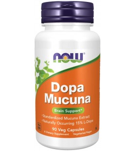 NOW Supplements, DOPA Mucuna, 90 Veg Capsules