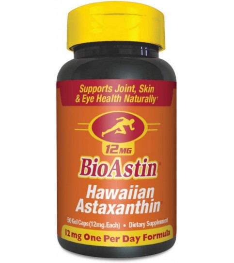 BioAstin Hawaiian Astaxanthin 12mg, 50 Count