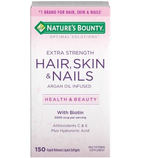 Extra Strength Hair Skin and Nails Vitamins, 150 Count