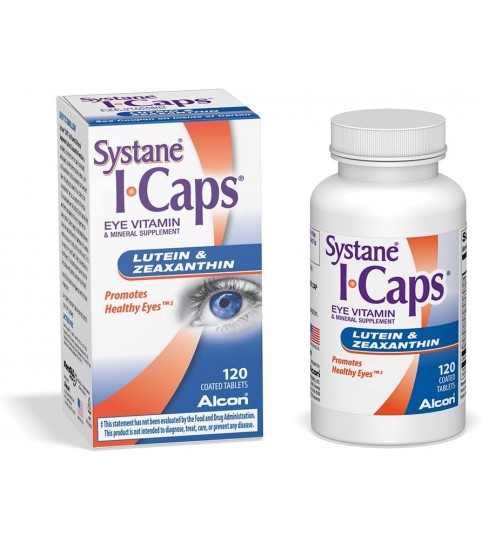 Systane Caps Eye Vitamin & Mineral Supplement, 120 Coated Tablets