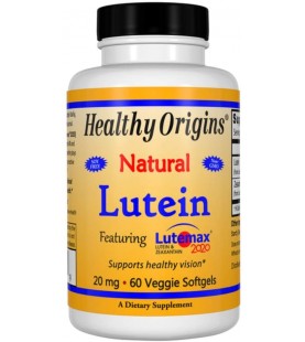 Healthy Origins Lutein Lutemax 2020 Supplement, 20 mg, 60 Count