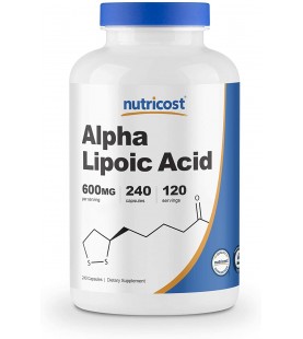 Nutricost Alpha Lipoic Acid 600mg Per Serving, 240 Capsules