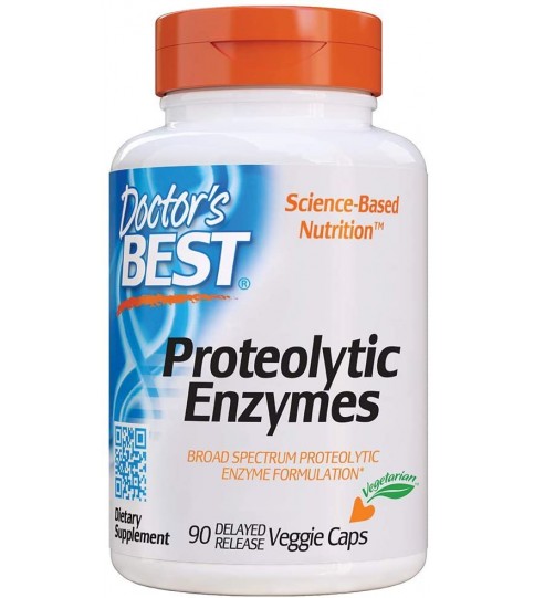 Doctor's Best Proteolytic Enzymes, 90 Veggie Caps