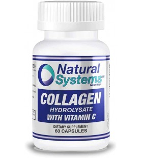 Natural Systems. Collagen with Vitamin C 60 Capsules