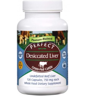 Perfect Desiccated Liver Capsules, 120 Capsules