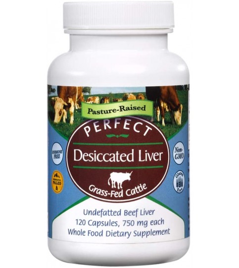 Perfect Desiccated Liver Capsules, 120 Capsules