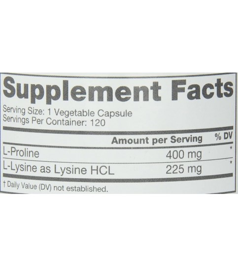 Roex L-Lysine Nutritional-Supplement, 120 Count