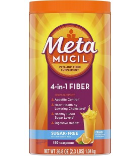 Metamucil Sugar-Free Fiber Supplement, 36.8 Ounce, 2.3 Pound