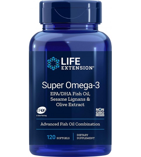 Life Extension Super Omega-3 EPA/DHA, 120 Softgels