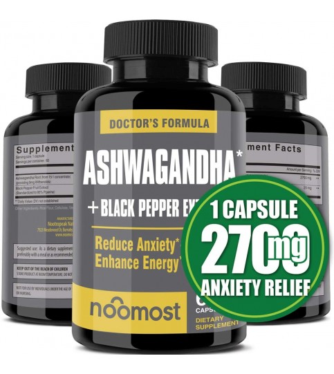 Ashwagandha Capsules 2700mg, 60 capsules