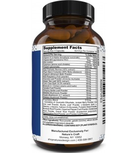 All Natural Prostate Support Health Supplement - Hair Growth for Men (90 ct)