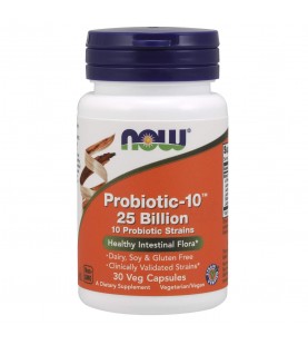 NOW Supplements, Probiotic-10™, 25 Billion, 30 Veg Capsules