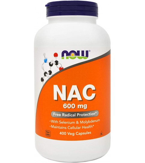 Now NAC 600 mg, 400 Veg Capsules