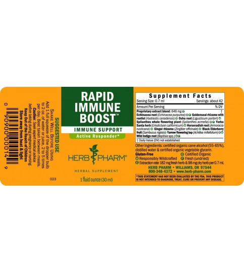 Herb Pharm Rapid Immune Boost  - 1 Ounce