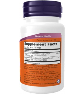 NOW Supplements, Lutein & Zeaxanthin, 60 Softgels