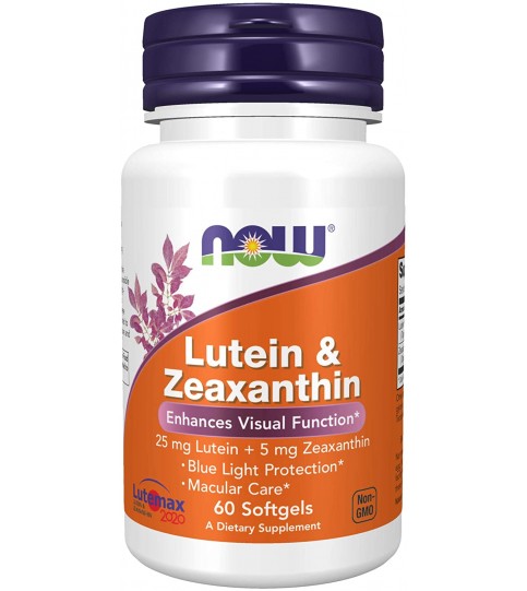 NOW Supplements, Lutein & Zeaxanthin, 60 Softgels