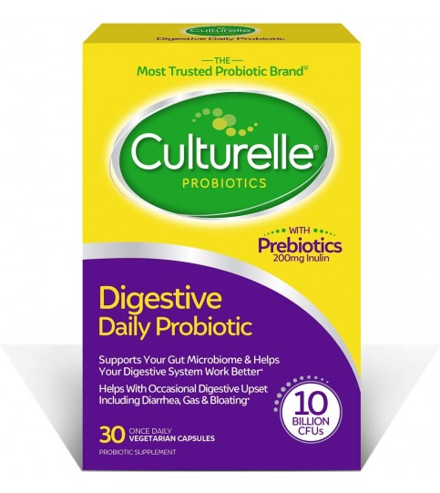 Culturelle Daily Probiotic, 30 count Digestive Health Capsules