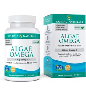 Nordic Naturals Algae Omega - 715 mg Omega-3-120 capsules