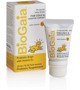 BioGaia Protectis Probiotics Drops with Vitamin D for Baby, 10 ML, 0.34 oz