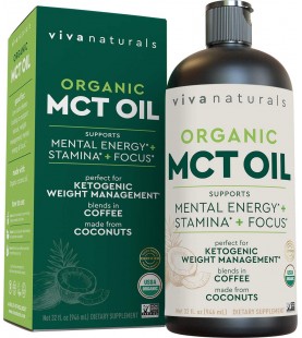 Organic MCT Oil for Morning Coffee, 32 fl oz