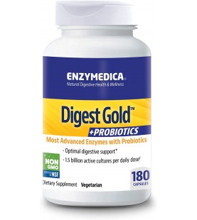 Enzymedica, Digest Gold + PROBIOTICS, 180 Count