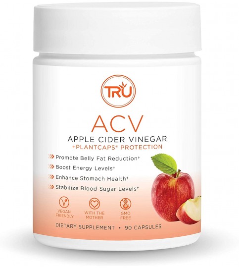 TRU ACV, Apple Cider Vinegar, 45 Servings, 1000mg