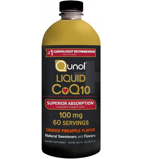 Qunol Liquid CoQ10 100mg, Superior Absorption, 60 Servings, 20.3 oz