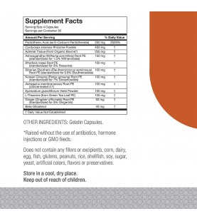 RLC, a-Drenal, Adrenal Support for Stress Relief and Energy, 120 Capsules