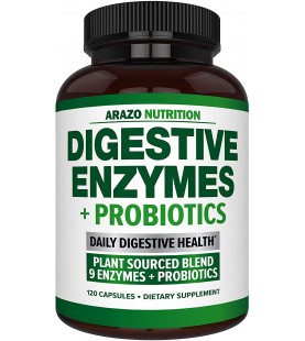 Digestive Enzymes with Probiotics - 120 Pills