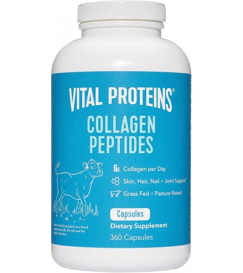 Vital Proteins Collagen Pills Supplement, 360 Collagen Capsules, 3300mg