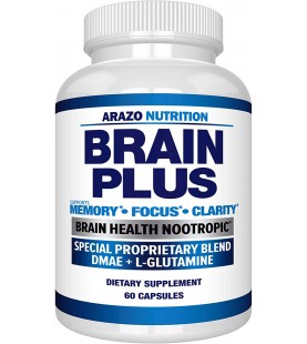 Premium Brain Function Supplement – Memory, Focus, Clarity - 60 capsules