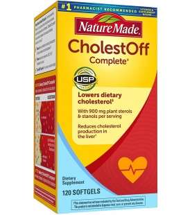 Nature Made CholestOff Complete Softgels, 120 Count