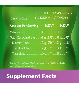 Benefiber Daily Prebiotic Fiber Supplement, 100 Count