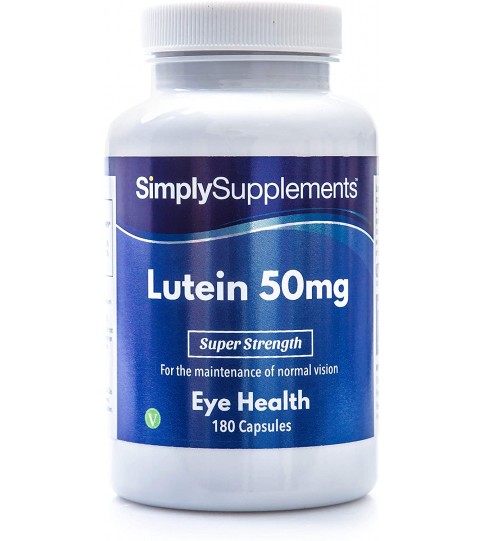 Lutein 50mg Capsules - 180 High Strength Capsules