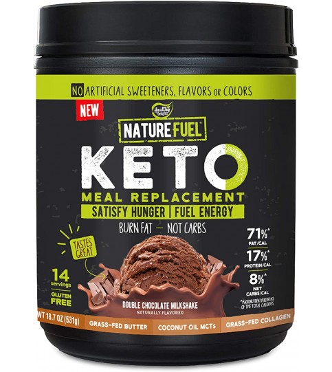 Nature Fuel Keto Meal Replacement Powder - 14 Servings